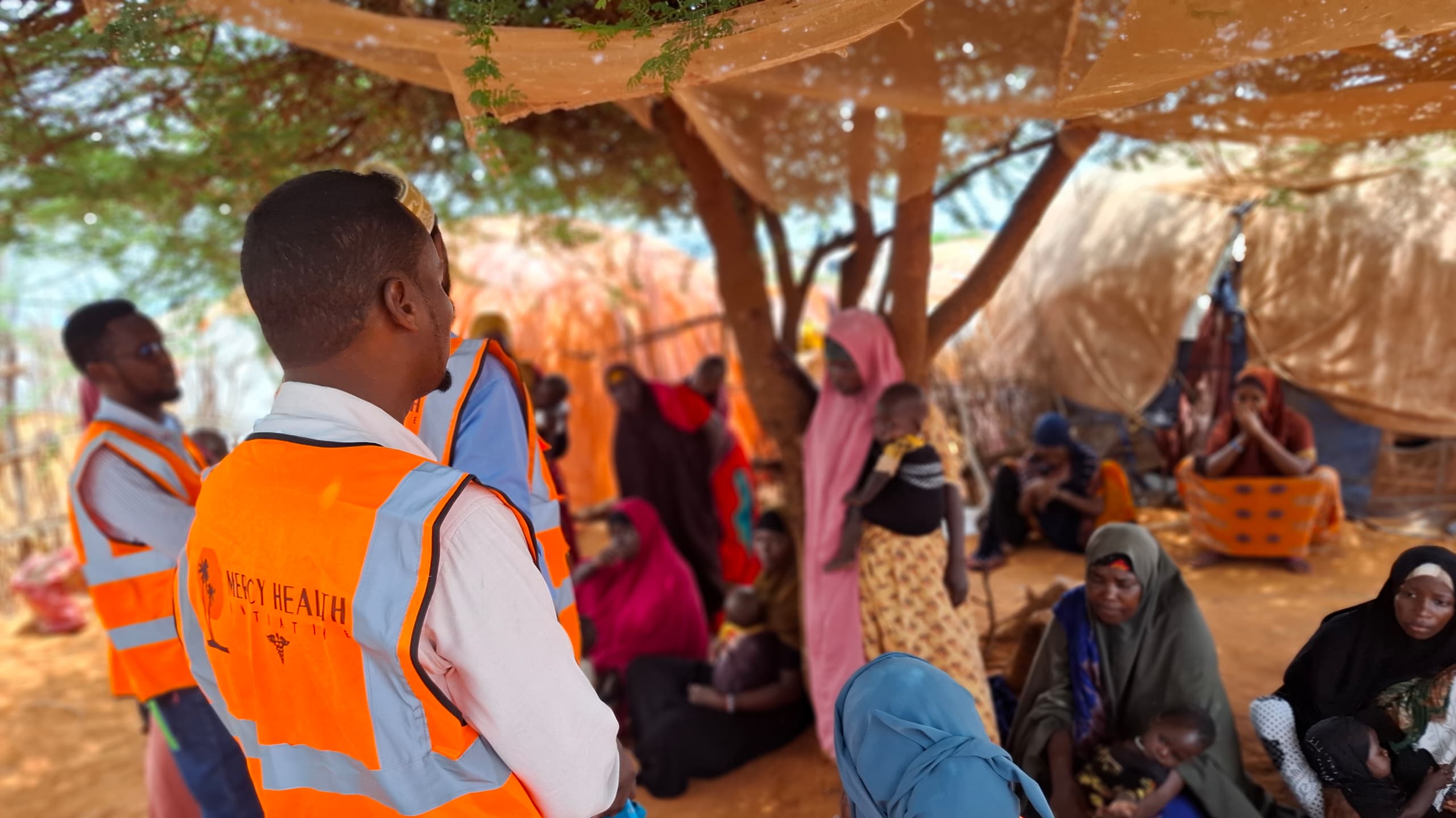 MHI staff conducting community outreach in rural Somalia